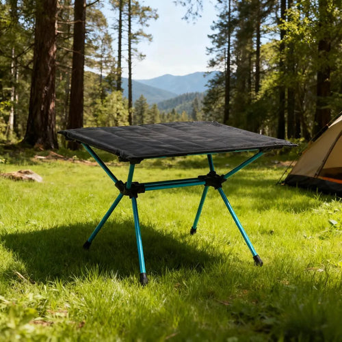 Foldable Aluminium Camping Gear - 30kg Capacity, Compact & Durable with Carry Bag