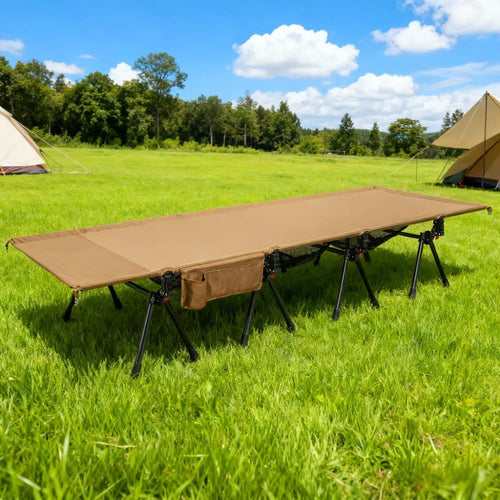Extra Large Camping Cot with Ground Protection