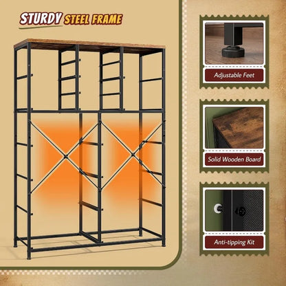 Nordark™ 16-Drawer Fabric Dresser – Wood Top,Designed for Bigger & Better